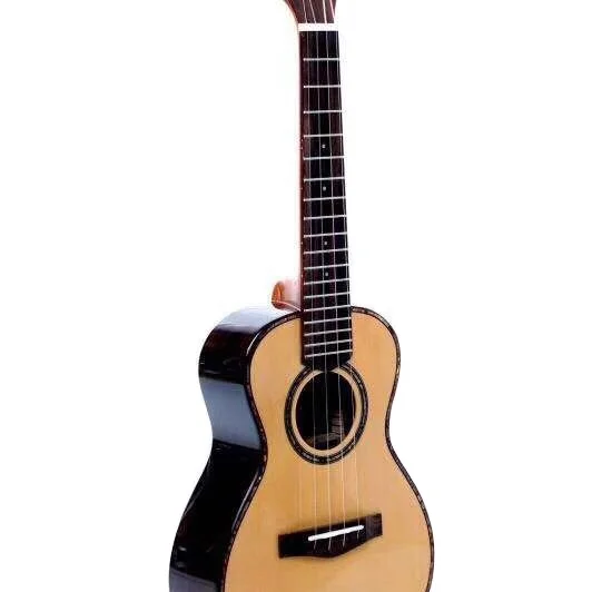 

23-Inch Hot Sale Geake U7 Mahogany Ukulele High Quality Competitive Price Body Spruce Solid Nylon Rosewood Koa High-Gloss