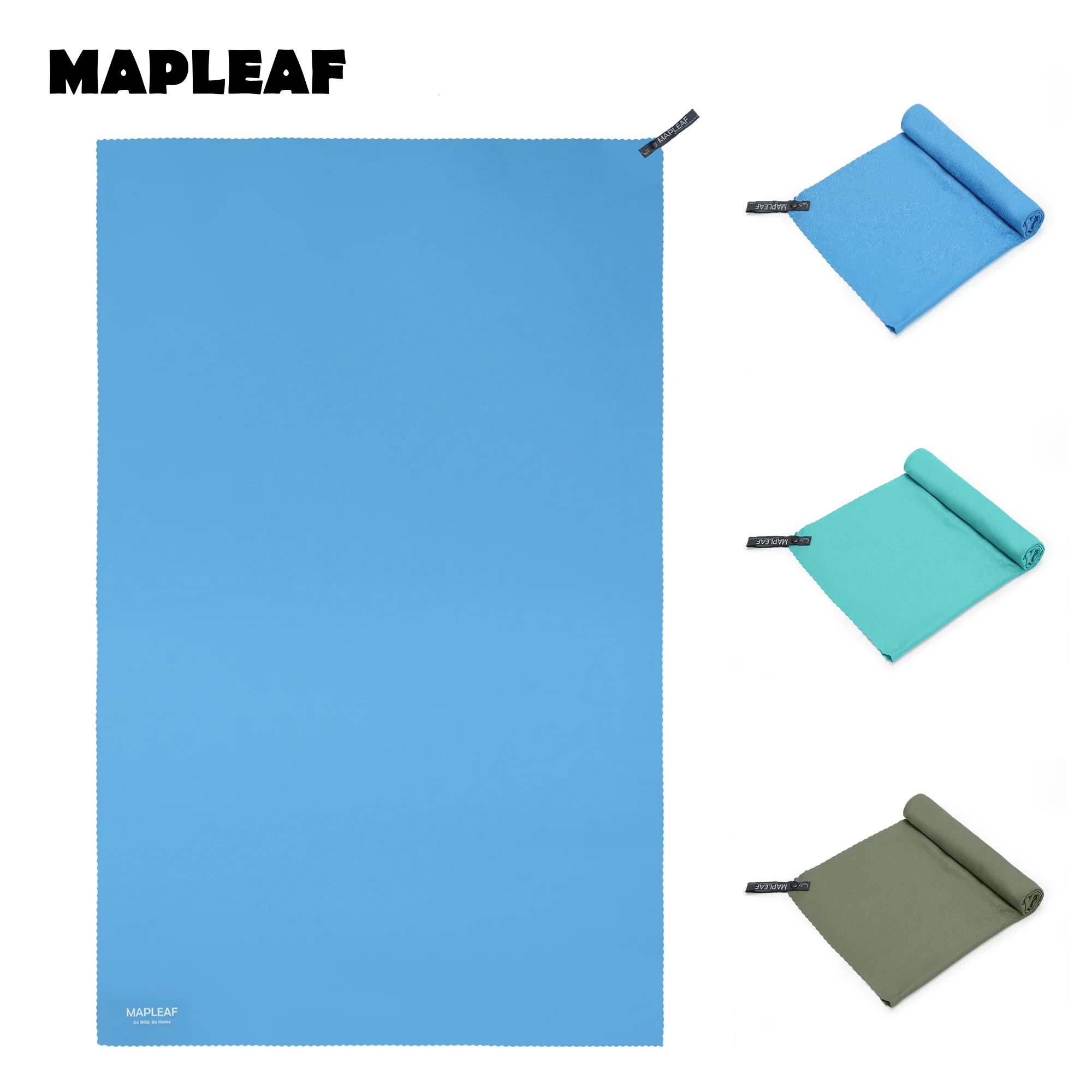MAPLEAF Quick Dry Swim Towel Microfiber Soft Highly Absorbent Ultralight Compact Lap Swimmers Training Competition Men   Women