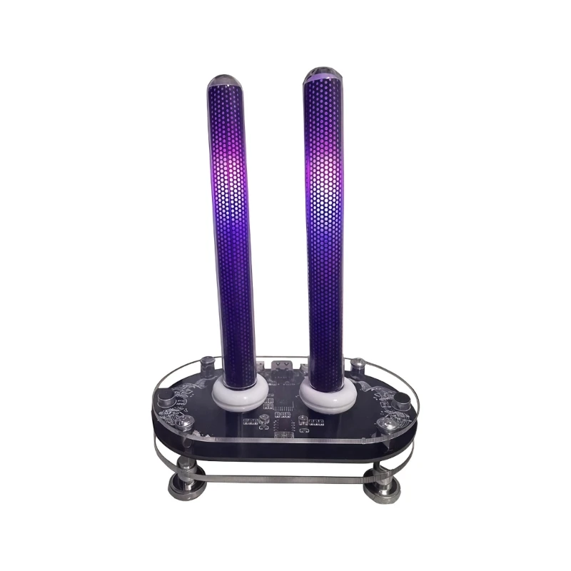 A2BA Sound Reactive Desk Lamp, Two Channel Music Rhythm Light with USB C Input, Brightness Control and Last Pattern Recall for