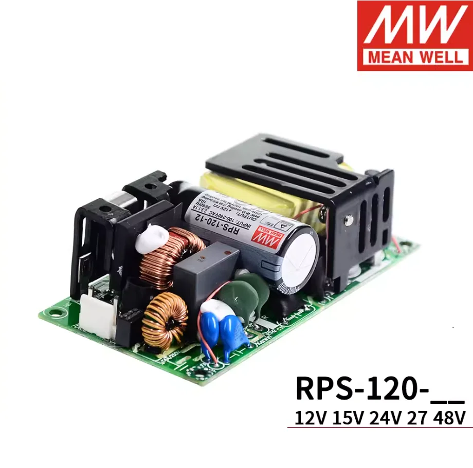 MEAN WELL 120W  Reliable Green Medical Power Supply RPS-120-12 RPS-120-15 RPS-120-24 RPS-120-27 RPS-120-48  RPS-120