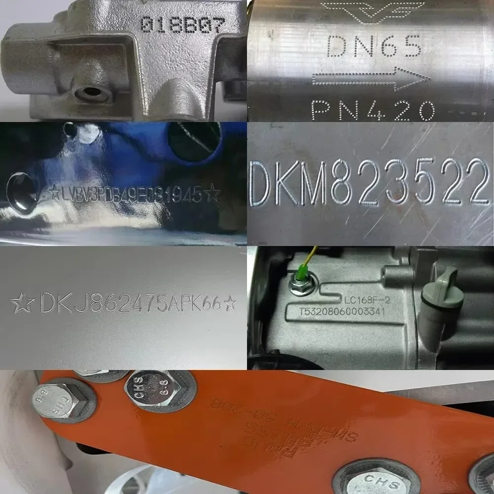 Pneumatic Marking Machine 100x20mm Metal Marking Engrave Machine Air Dot Peen Marking Machine For VIN/Code/Chassis Number 110V