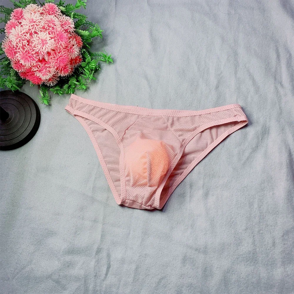 Kleidung Herren Höschen Homosexuell Knickerfs Dessous Mesh Panty Durchsichtig. Spitze Sexy Slip Elastische Erotische Einfarbig