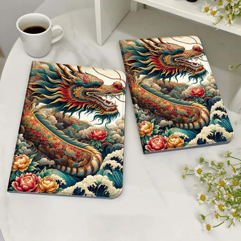 

Cartoon Wave Fish Floral Case For Honor MediaPad MatePad 6 7 X8 M5 M6 V6 V7 T5 T10 T10s 10 11 SE C5e X8a Pro Lite Tablet