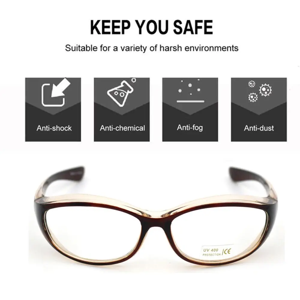 

Dustproof Wind-Proof Cycling Anti-impact Riding Outdoor Work Eye Protective Eyewear Safety Goggles Protection Glasses