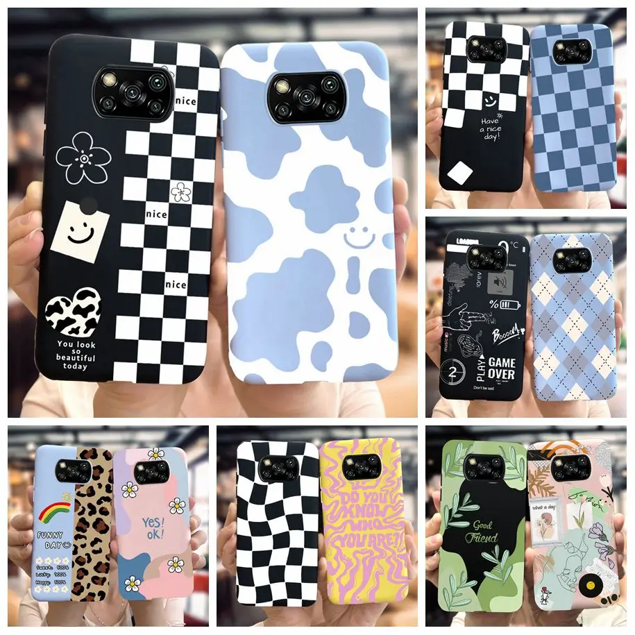 For Xiaomi Poco X3 Pro Case 2020 Lovely Cartoon Cow Soft Back Phone Cover For Xiaomi Poco X3 NFC Bumper Mi PocoX3 X 3 X3Pro Capa