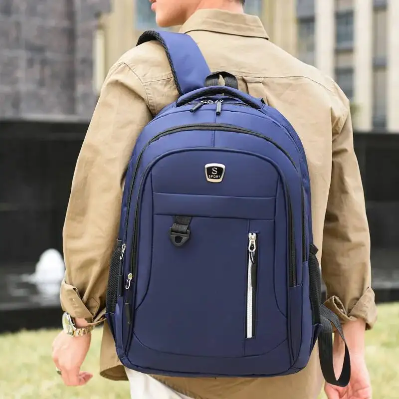 Large Capacity Casual Travel Laptop Backpack Men College Student Simple Business Fashion Daypack