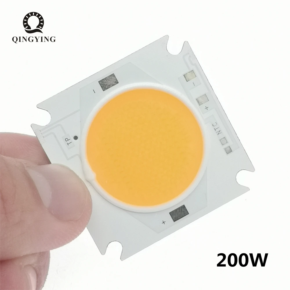 200W High Power LED COB Chip Par Light Beads High CRI Ra95 40mm*40mm White & Warm White Color DC32-36V 6000mA For Lamp DIY