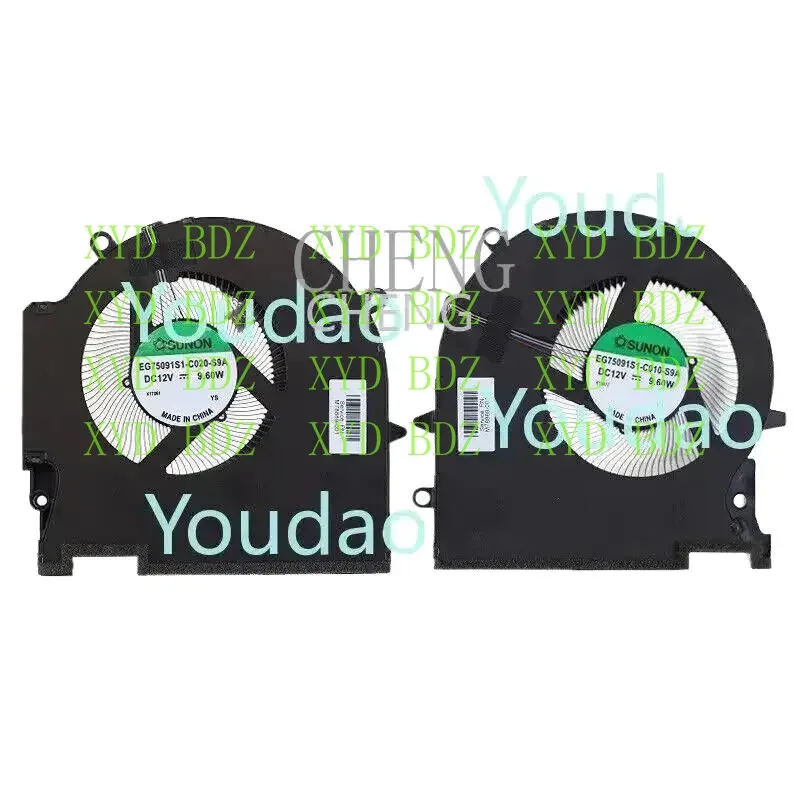 PJSE Laptop Fan For HP OMEN 7 Plus 17-CK 17-CK0054TX TPN-Q266 M78888-001 M78889-001