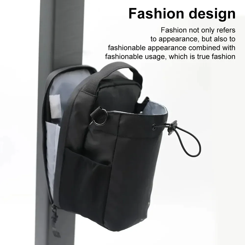 Magnetic Gym Bag Huge Capacity Magnetic Carrier Pouch With Phone Pocket Portable Water Bottle Pouch Cross Body Accessories Bag