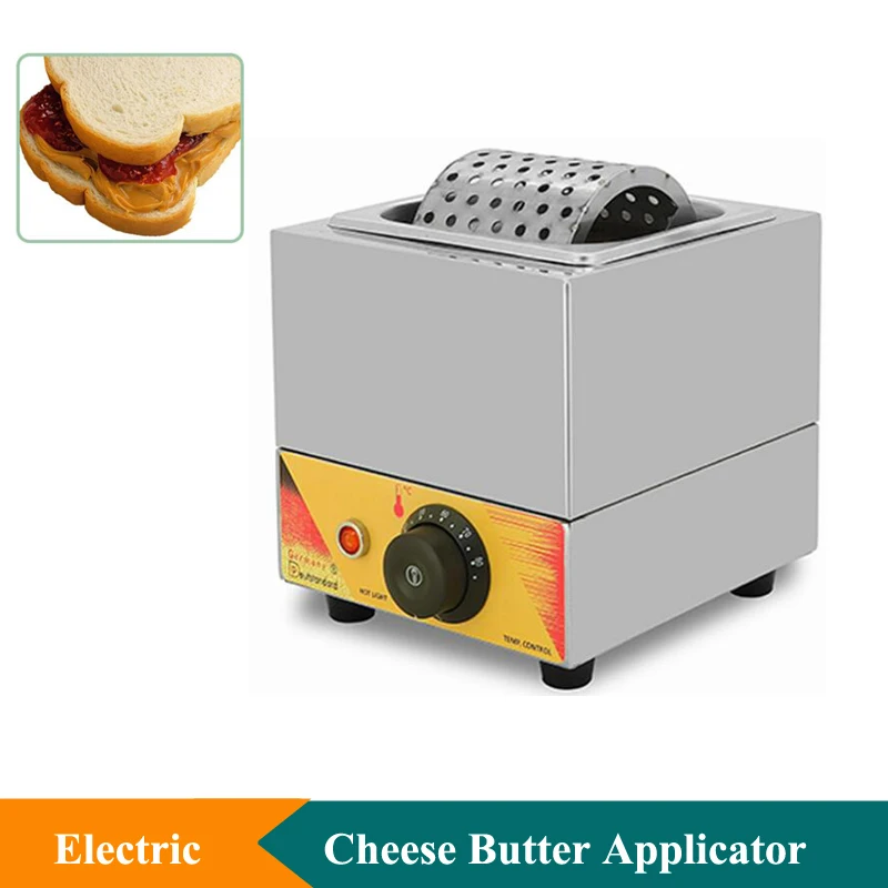 

Stainless Steel Cheese And Butter Spreader Machine Home Use Electric Cheese Warmer Machine Bread Butter Wheels Roller Machine