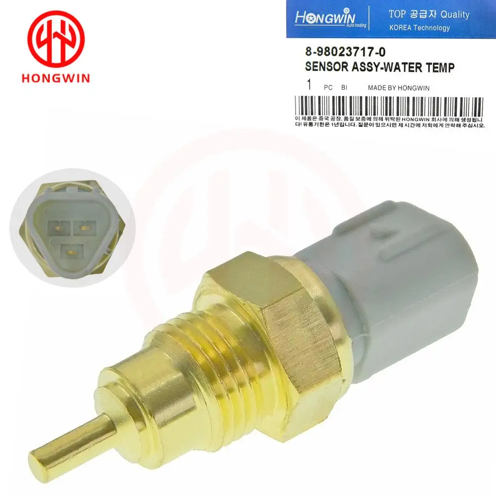 Brand New Coolant Water Temperature Sensor 8-98023717-0 Fits Sumitomo SH350-5 Isuzu Engine NPR 4HE1 OEM: 8971703270 / 8971670080