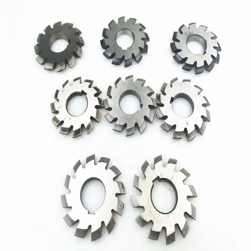 1Set 8Pcs Module 1.75 PA20 Bore 22 1#2#3#4#5#6#7#8# Involute Gear Cutters