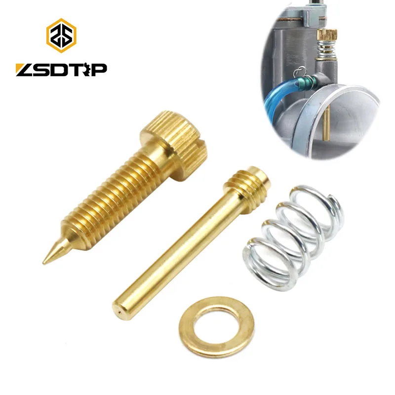 ZSDTRP Motorcycle Carburetor Adjustable Power Jet PWK Carburetors Adjusting Screws For 21-34mm