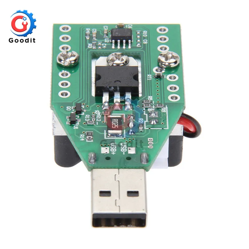 15W DC 3V-21V Electronic Test Load resistor USB Interface Battery Discharge Capacity Tester with Fan Adjustable Current Module