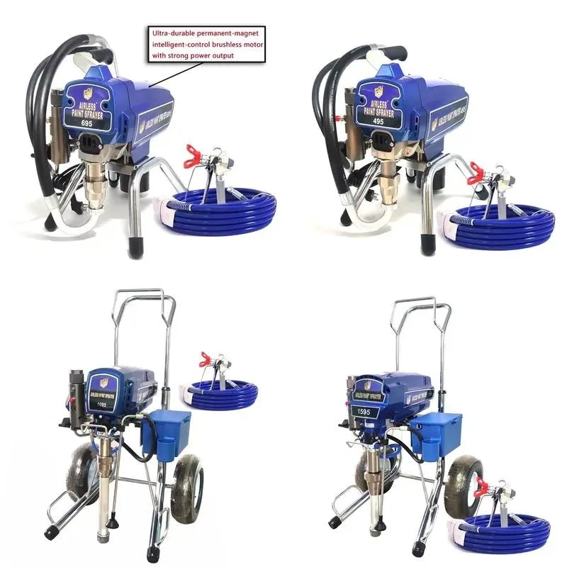Professional Airless Paint Sprayer 220V 50Hz Piston Pump for Model Painting