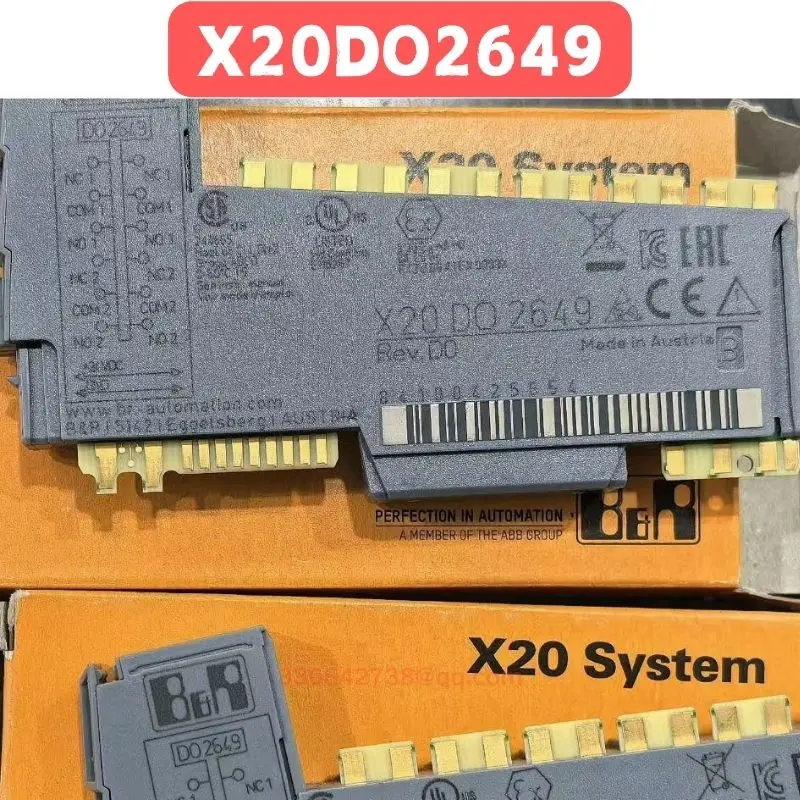 New PCL module  X20DO2649，Original genuine product