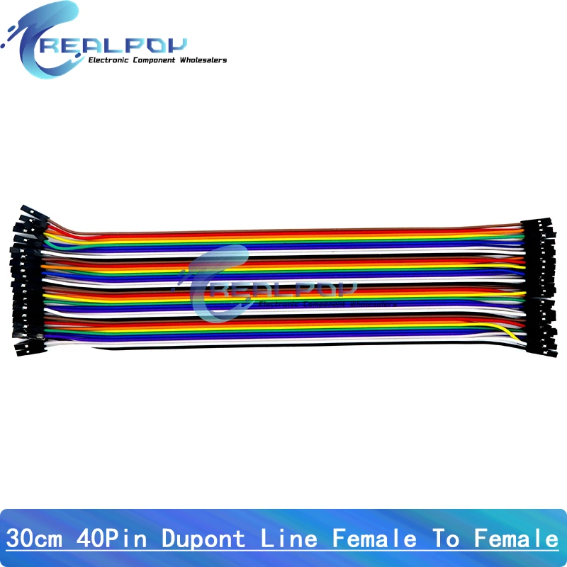 40-pins Dupont kabel mannelijk naar mannelijk, vrouwelijk naar vrouwelijk, mannelijk naar vrouwelijk jumperkabel 10cm 15cm 20cm 30cm 40cm voor Arduino DIY KIT