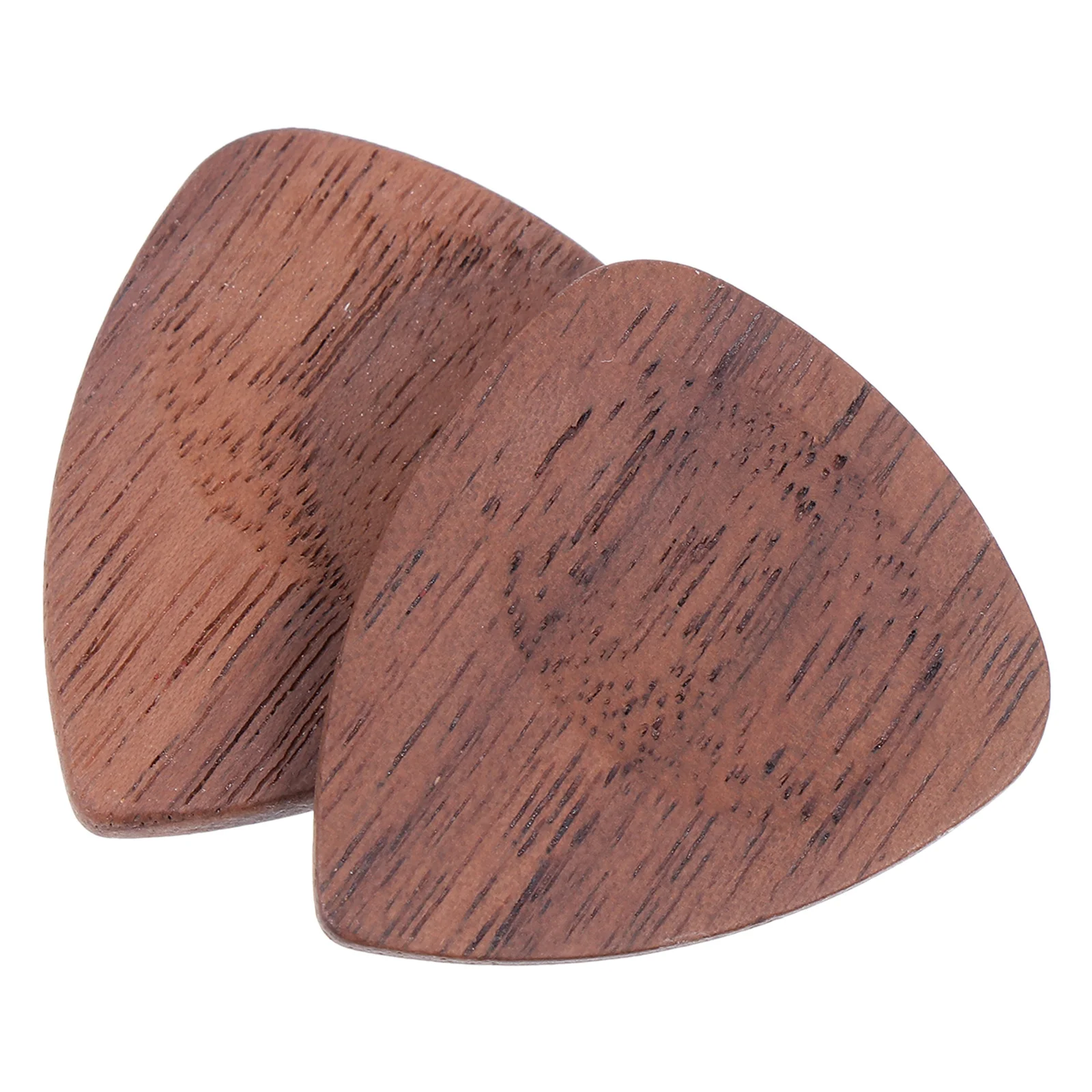 

2Pcs Wood Guitar Plectrums Excellent Sound Quality Small Size Easy to Carry for Folk Guitarists Guitar Plectrums