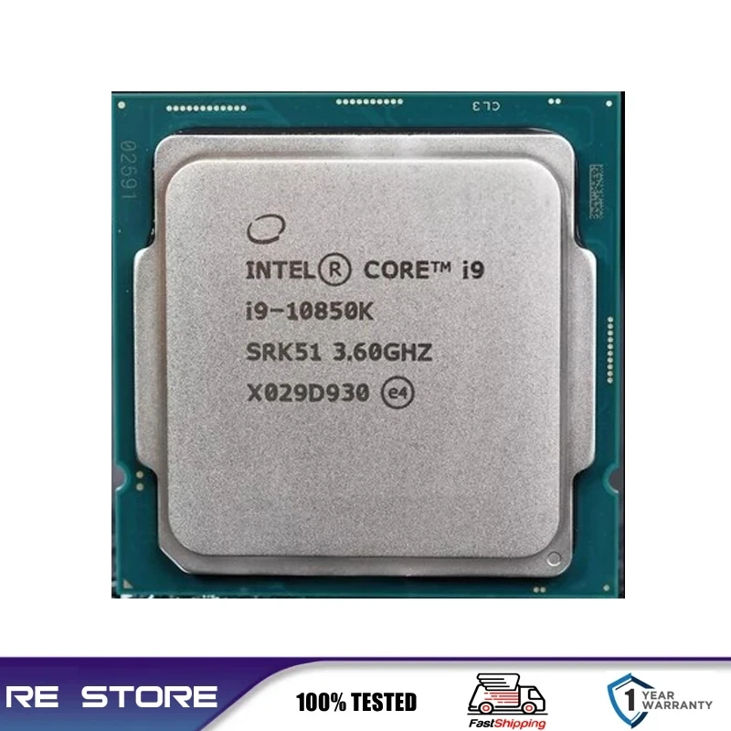 Intel Core i9 10850K 3.6GHz 10-Core 20-Thread LGA 1200 processor