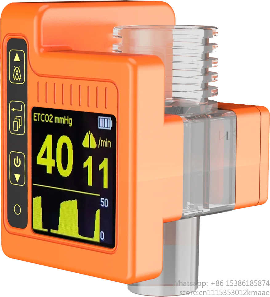 Vequyn Mini Real-Time Portable Veterinary End-Tidal CO2 (ETCO2) Monitor for Animals
