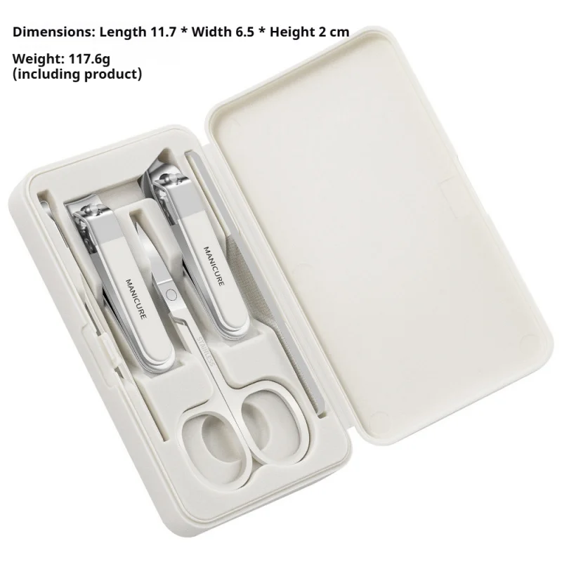 Nagelknipper Set Nagelknipper Thuis Verstek Pedicure Tool Beauty Set Gift Nagelgereedschap Set Oorpluk Lepel Set van 5
