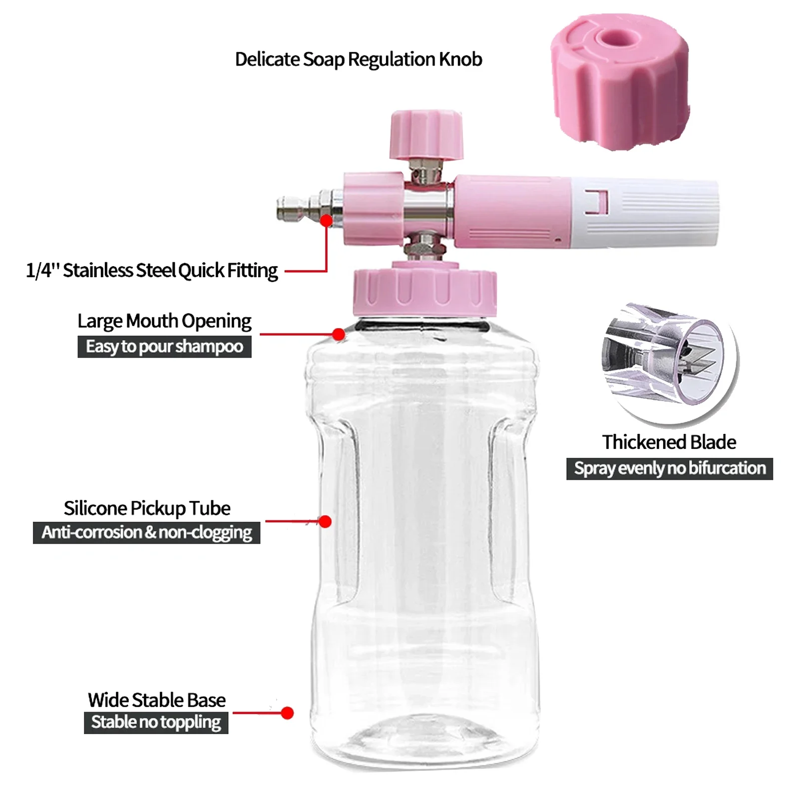

Водяной пистолет для мойки высокого давления для очистки автомобиля, соединитель шланга для Karcher Nilfisk Parkside Bosch, быстроразъемные насадки