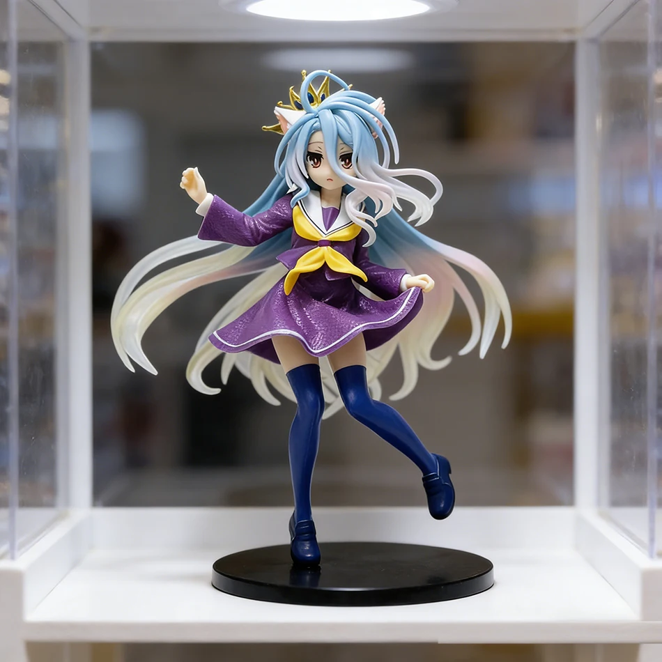 

Игрушки-подарки: Аниме-фигурка NGNL No Game No Life, белая, из ПВХ, коллекционная модель, украшение, игрушка-подарок