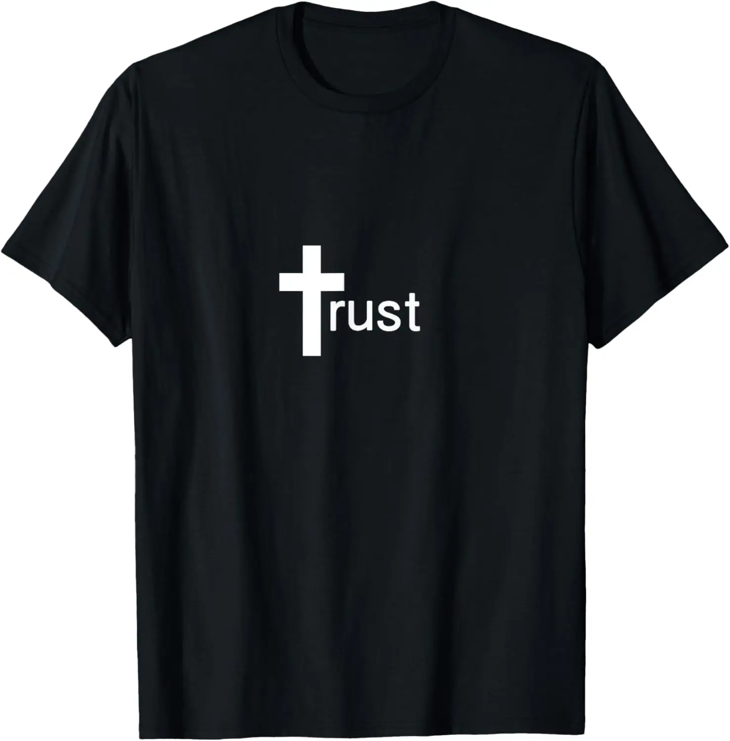 États sacrés confiance croix chrétienne T-Shirt vêtements personnalisés t-shirts graphiques personnalisables Camisas Streetwear