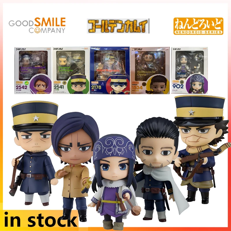 

Фигурка GSC Q-версия: Подвижная фигурка-гуманоид Нендороид Голден Камуи с хвостом, модель персонажа из игры Hundred Help, праздничный подарок для друзей