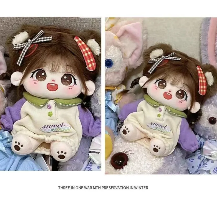 Hot Anime Role Attributes Monster Cosplay Plush Doll Body 20cm Dress Up Clothes Outfit Stuffed Toys Figures Birthday Gift