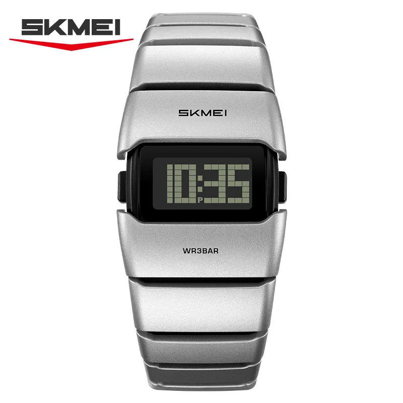 SKMEI 2722 New 2026 Fashion Retro Men's Electronic Watch Waterproof Countdown Night Light Sports Mens Digital Watch Reloj Hombre