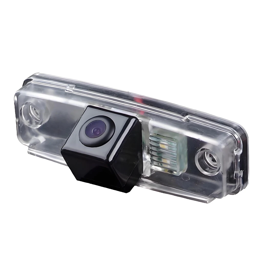 Cámara de marcha atrás para coche Subaru Outback Impreza Forester Tribeca SG MK2 SH MK3 2006,2008-2011, lámpara de matrícula negra