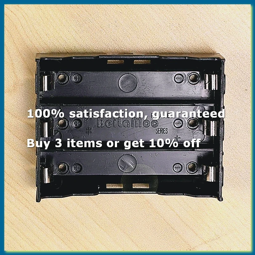 5 Pcs Black Plastic 3 x 3.7V 18650 Batteries 6 Pin Battery Holder Case-A31R