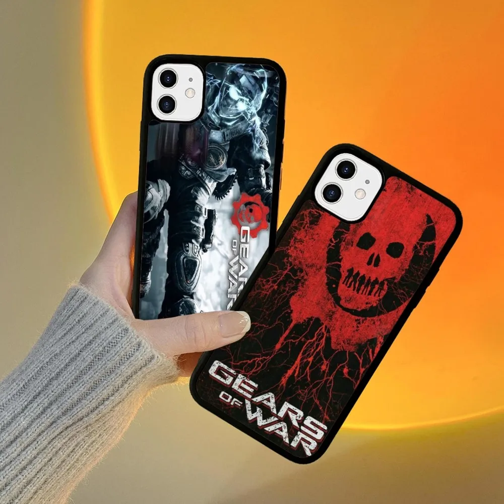 Games-G-Gears-O-Of-Wares Phone Case Silicone PC+TPU For For iPhone  11 12 13 14 15 16 Plus Pro Max Cover