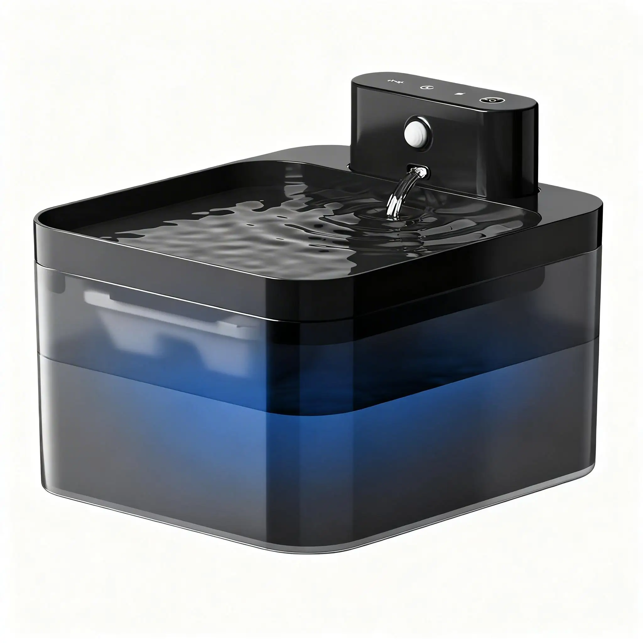 

Фонтан-поилка для кошек 2.2л, умный диспенсер для воды для кошек и собак с инфракрасным датчиком и фильтром, для использования в помещении