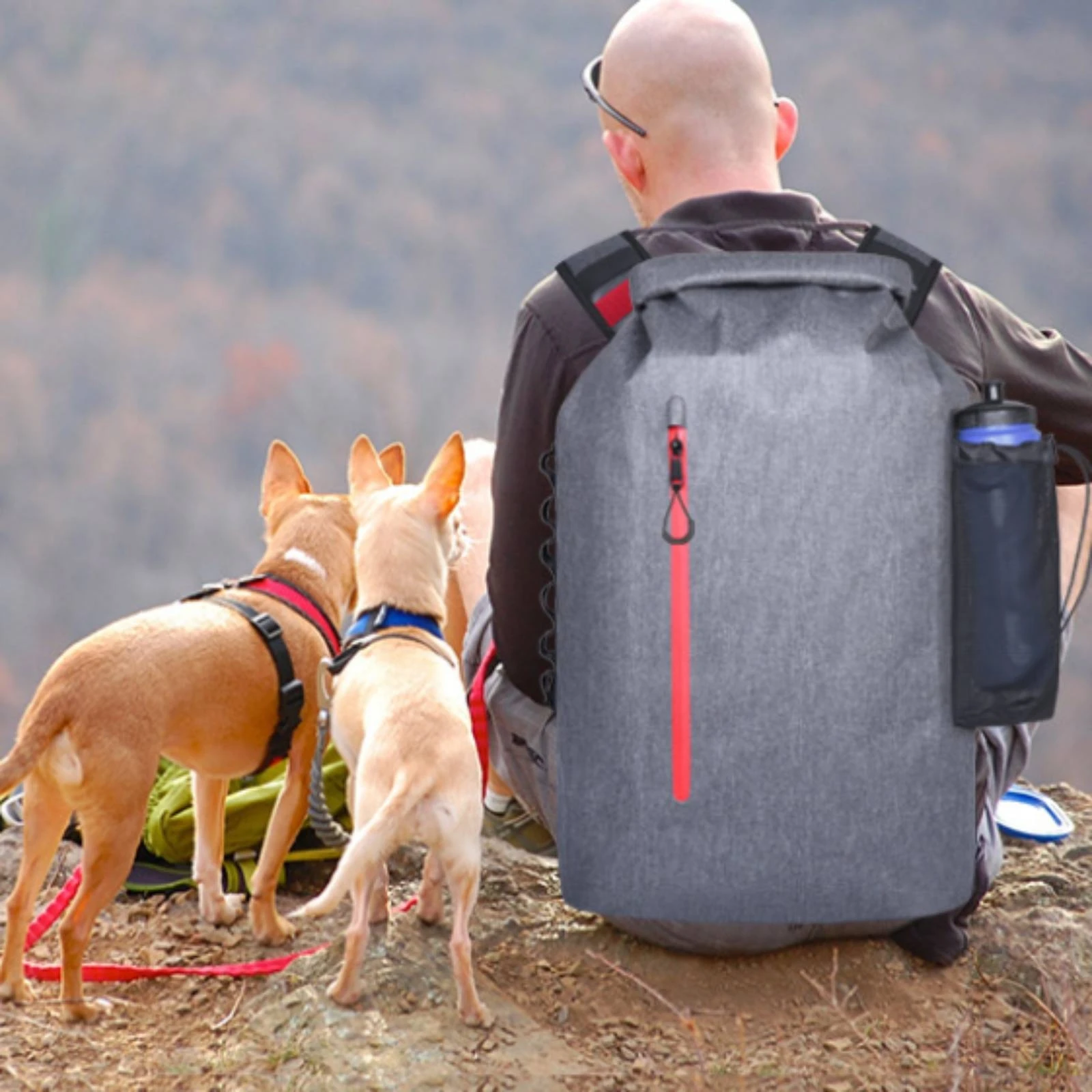 

Waterproof Dry Backpack Multiple Compartments Dry Bag Backpack Water Resistant Sports Bag Comfortable Shoulder Straps for Hiking