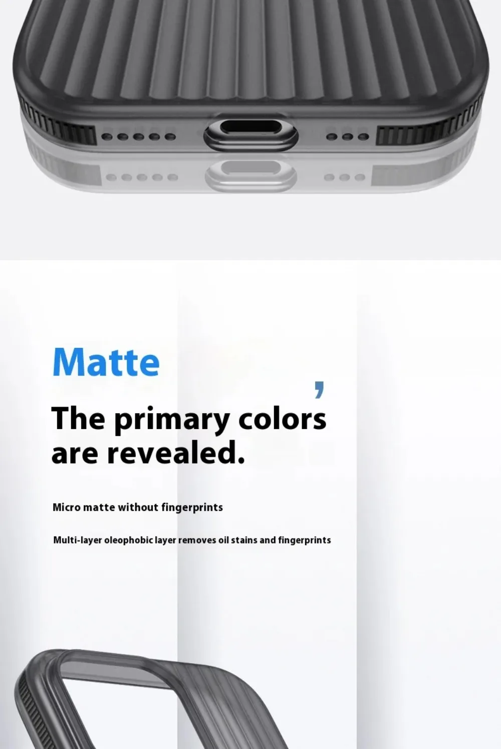 3D Corrugated For Magsafe Magnetic Phone Case For iPhone 18 17 Air 16 E 15 14 13 12 Pro Max Plus Non-slip Hard Matte Clear Cover