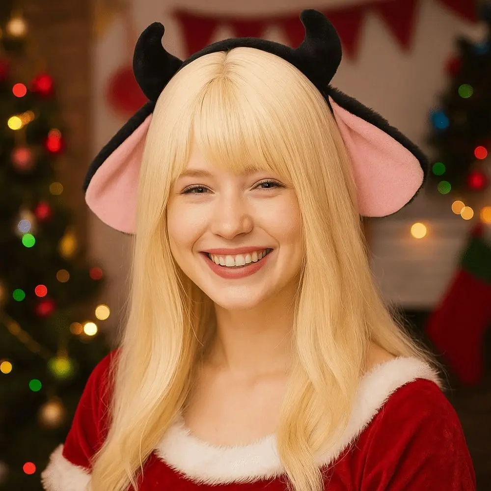 

Hair Accessories Plush Lolita Headband Cute Photo Prop Girls Hairband Fluffy Goat Horn Animal Ear Headbands Costume Cosplay