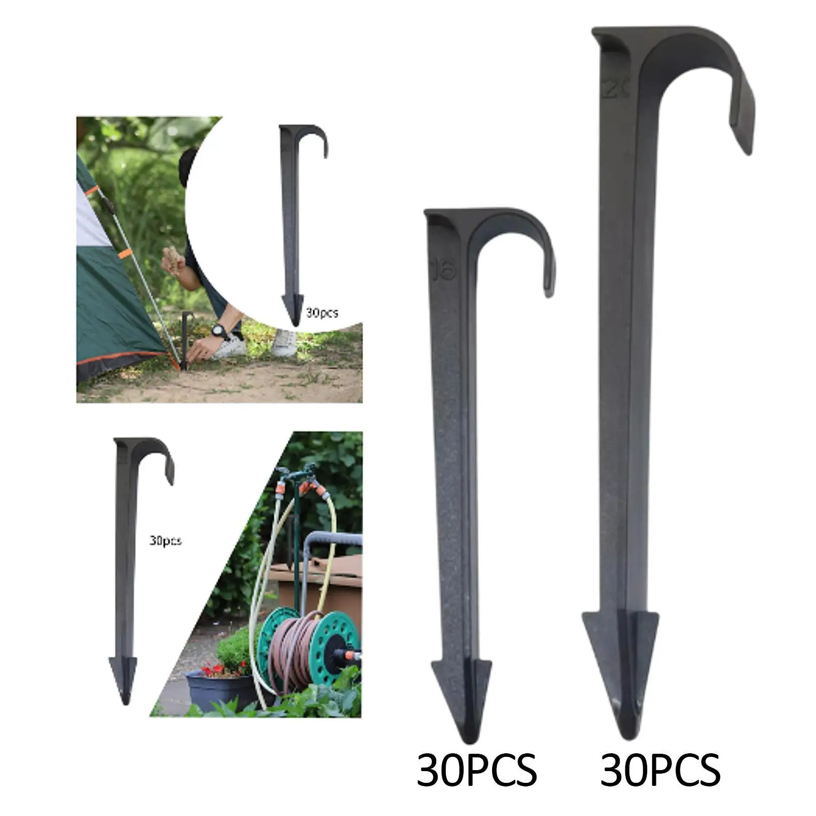 

30x колья для шлангов для замачивания, профессиональные детали для клумбы с капельной системой