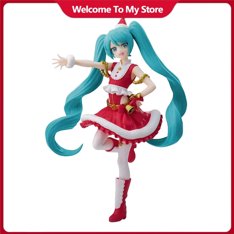 在庫本物のボーカロイド歌手初音ミクルミナスタクリスマス-2023-版-20-センチメートルコレクション模型玩具フィギュア誕生日ギフト