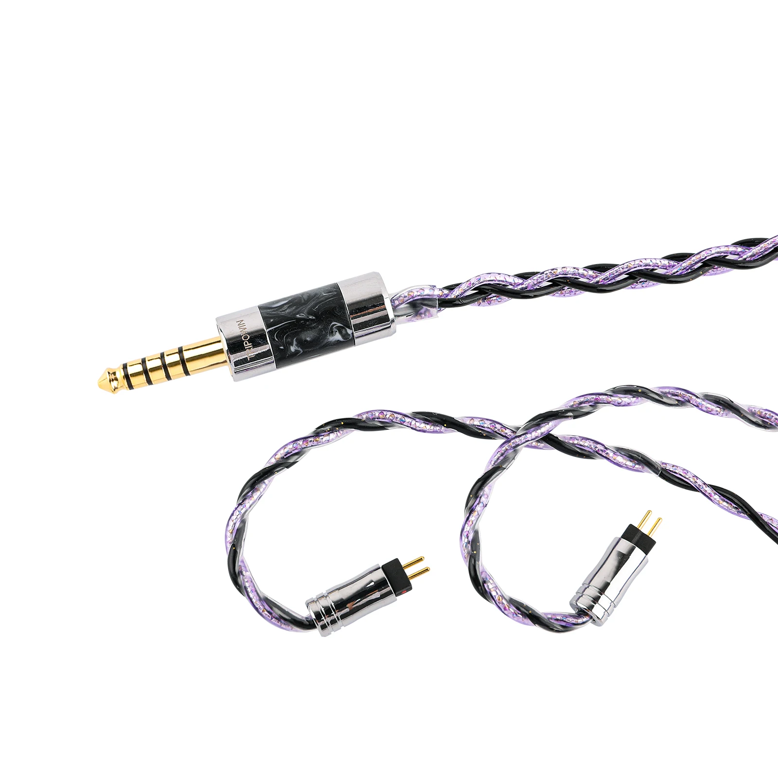 

Tripowin Moonshadow IEM Cable 4 Core Alloy Copper with Aluminum Foil and Silver-Plated OCC Earphone Cable HiFi
