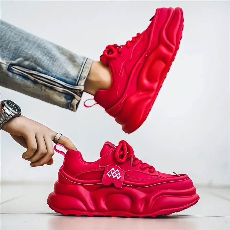 2024 Autumn New Trend Fashionable Versatile Niche Casual Thick Soled Comfortable Sports Shoes