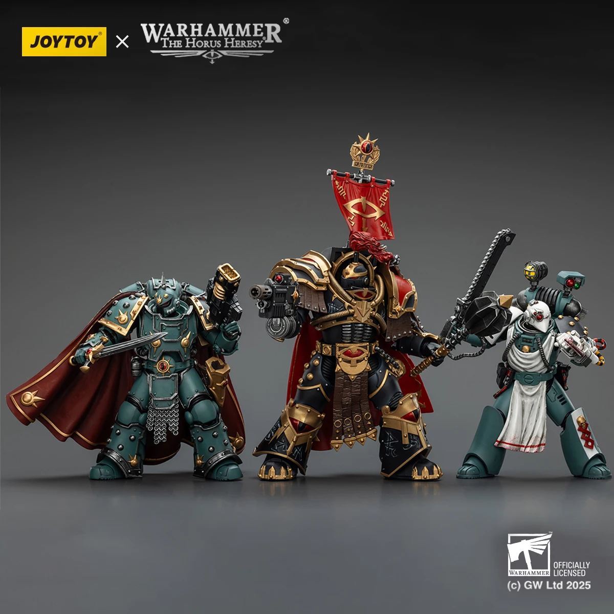 JOYTOY Warhammer 30K أبناء حورس عمل الشكل 1/18 الفيلق Cataphractii Praetor/البطل/الصيدلي تمثال نموذج اللعب #6