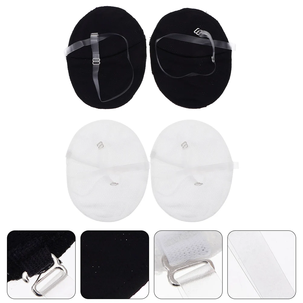 

2 Pairs Underarm Pad Sweat for Convenience Polyester Armpit Reusable Stickers Clothes Cleanse Comfortable Appearance