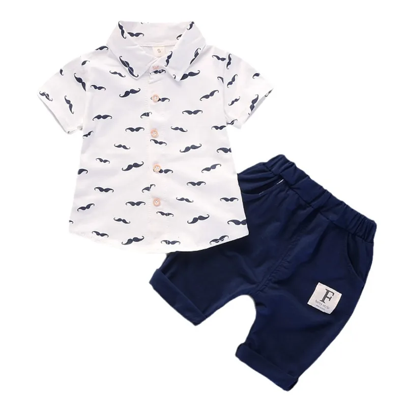 

New Summer Baby Clothes Suit Boys Clothing Children Shirt Shorts 2Pcs/Sets Infant Outfits Toddler Casual Costume Kids Tracksuits