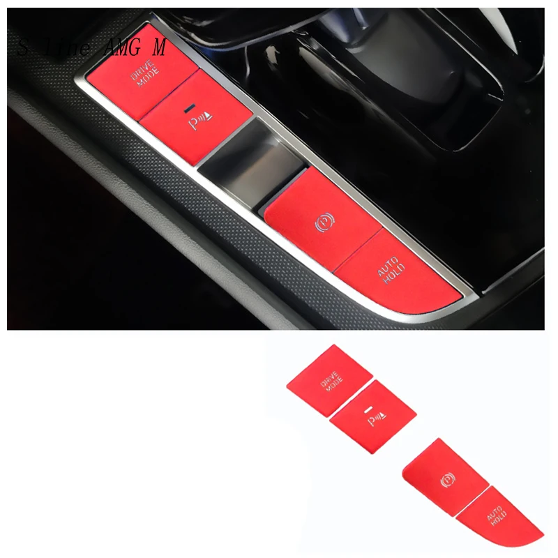 تصفيف السيارة لشركة هيونداي إلنترا Cn7 2021-2025 المصباح مركز التحكم والعتاد التحول نافذة الباب بدء التبديل زر ملصق الكسوة