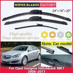 Car Wiper Blades For Opel Insignia Hatchback MK1 2008-2017 Front Rear Windshield Windscreen Rain Brush 24