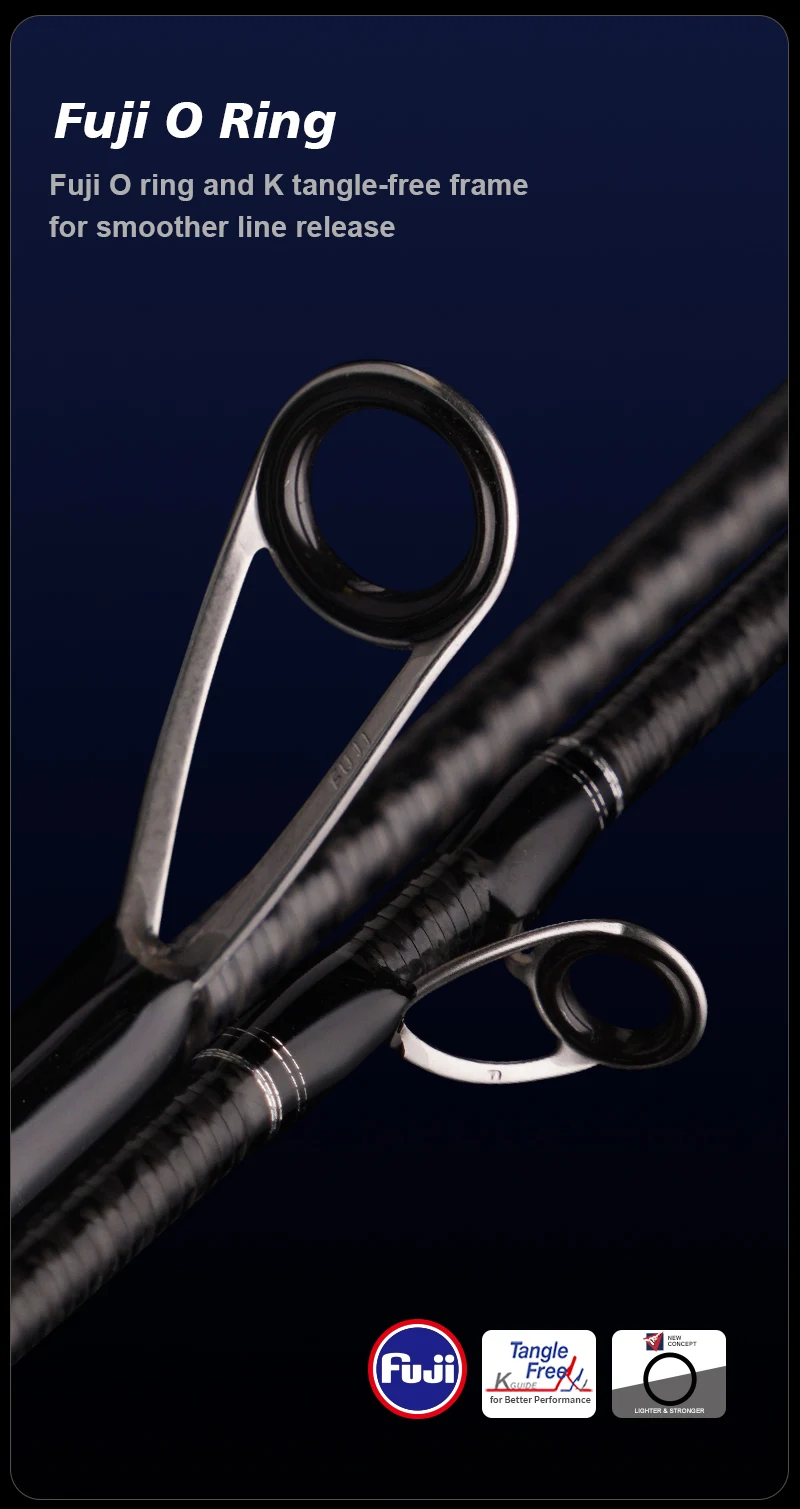 PURELURE TITANIUM-T XUL BFS Angelrute 0,5-6g Wurfgewicht 5FT 6FT für Barsch, Forelle, Bass Spinn- und Wurfangeln FUJI Guide Bracket F MF Action – Detail 4