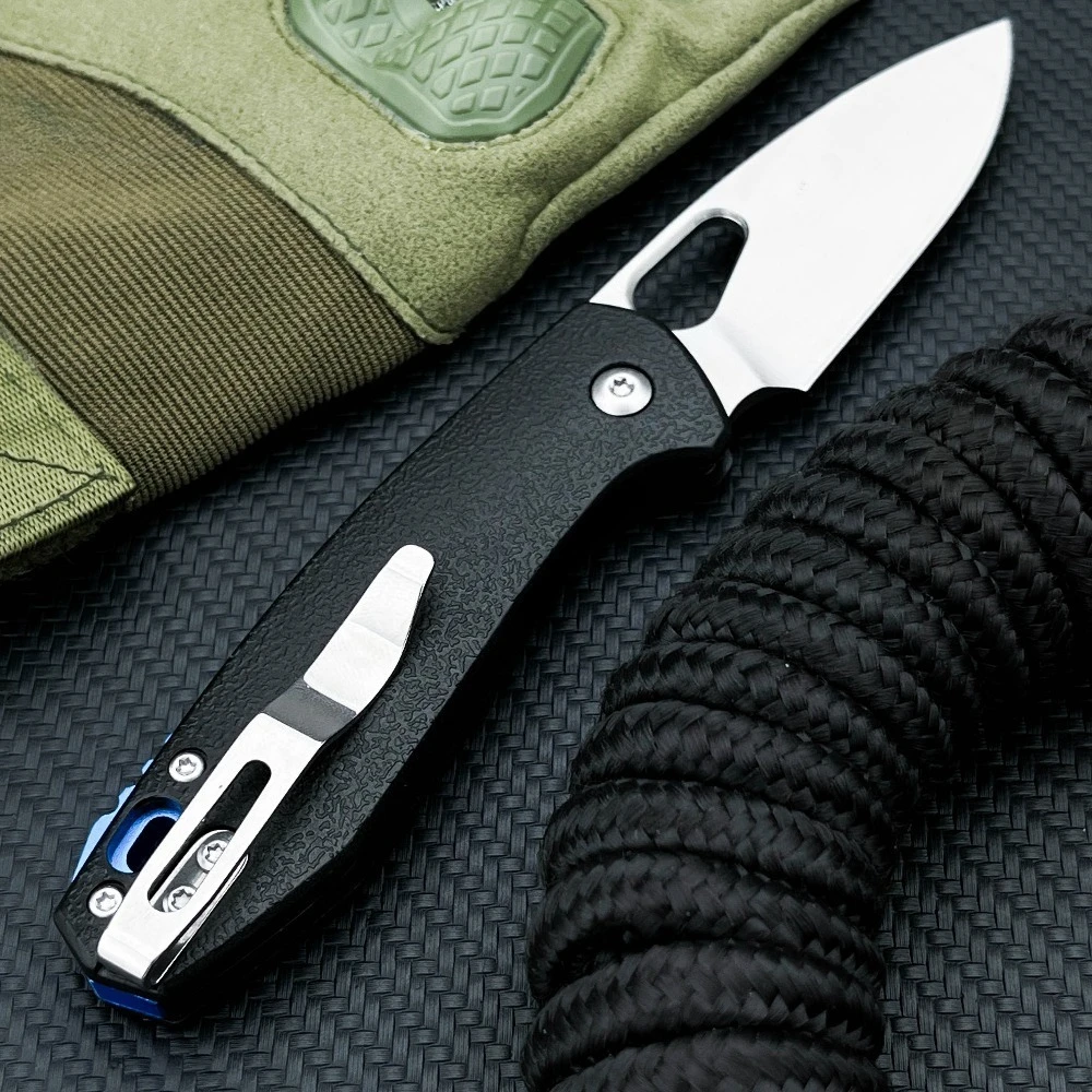 Cuchillo de bolsillo de supervivencia de alta calidad, hoja 8Cr13Mov, mango G10, cuchillos de acampada, cuchillos de autodefensa para exteriores, cuchillo plegable