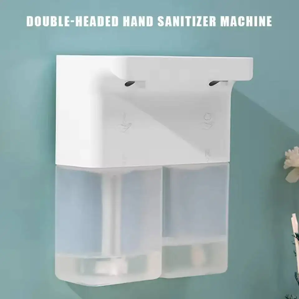 

300ML*2 Big Capacity Double-Head Intelligent Hand Washing Machine Wall-Mounted Touchless Electric Automatic Sense Soap Dispenser